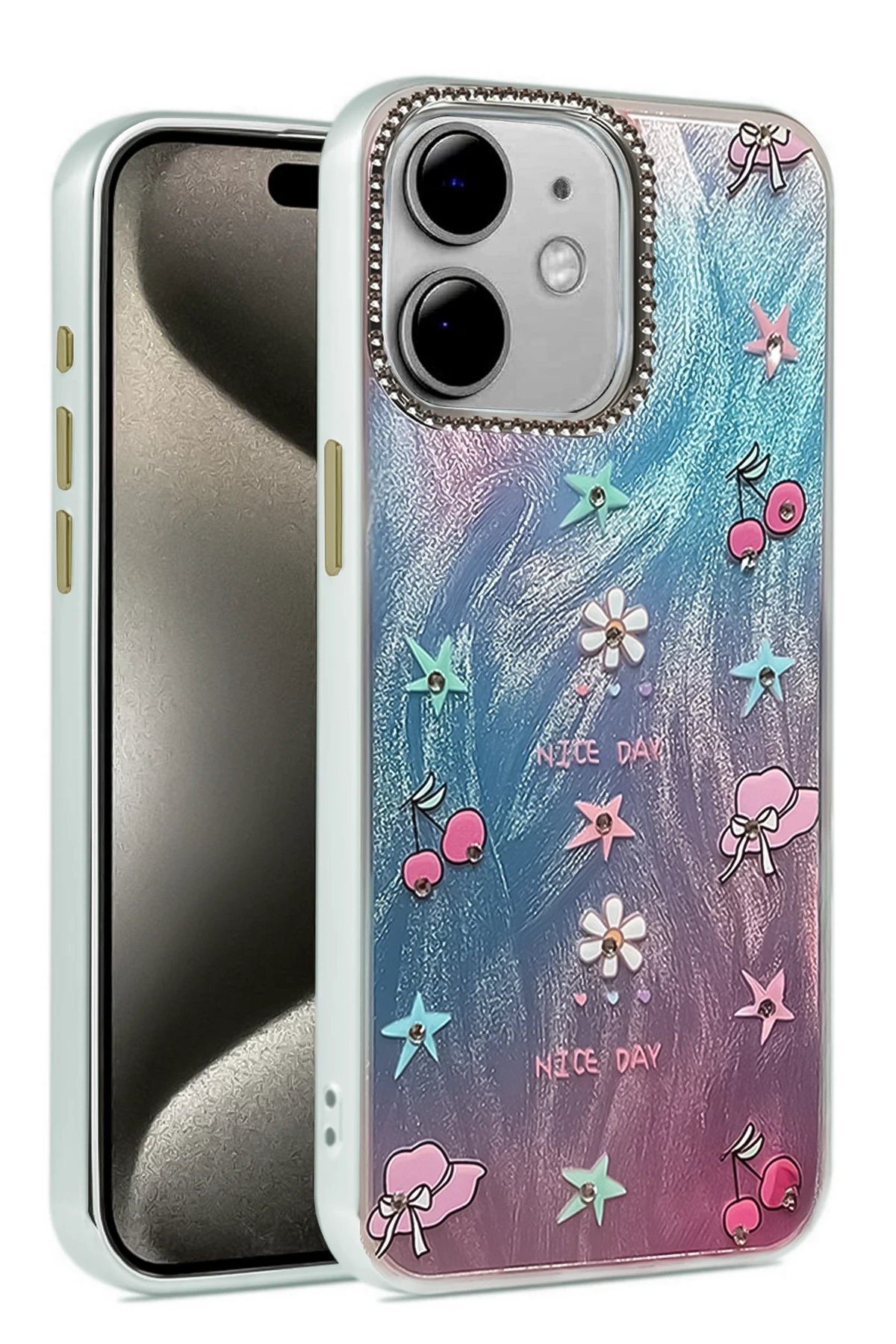 newface-iphone-11-kilif-blade-aynali-desenli-kapak-desen-4-default Uray store Apple iPhone 11 Kılıf Blade Aynalı Desenli Kapak - Desen 4 - Görsel 1
