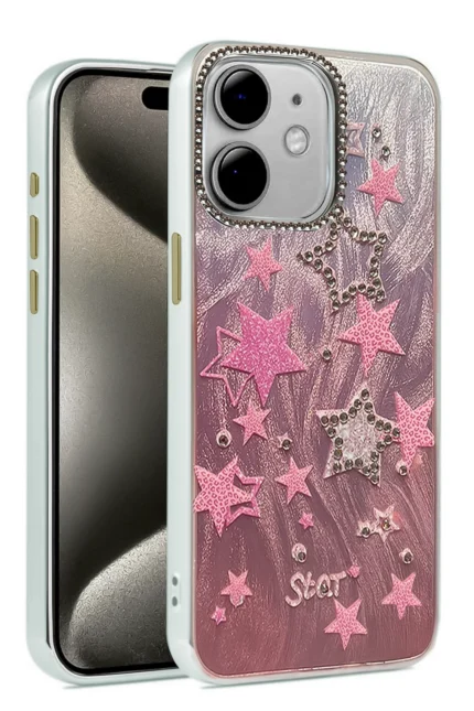 Uray store Apple iPhone 11 Kılıf Blade Aynalı Desenli Kapak - Desen 7