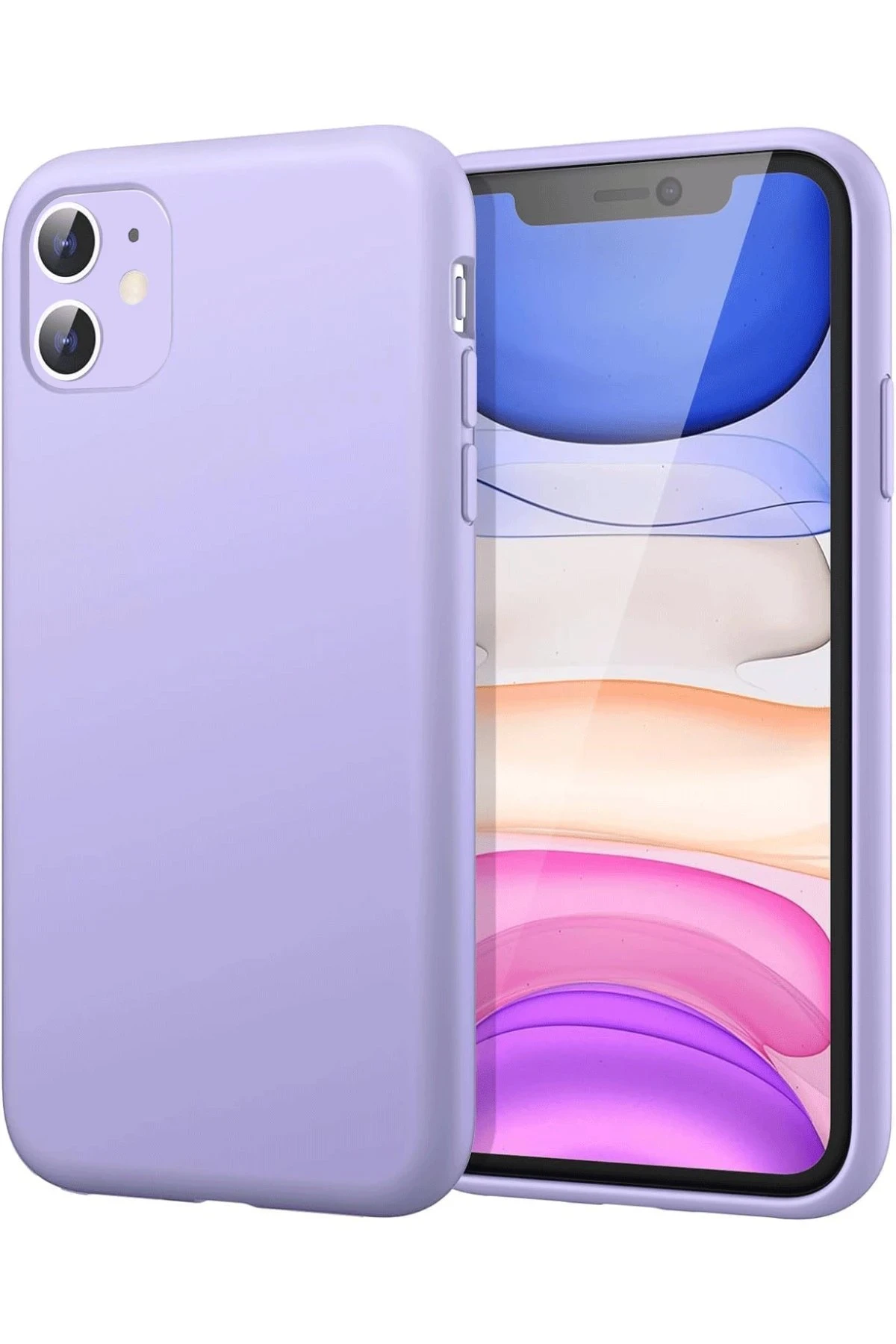 newface-iphone-11-kilif-first-silikon-lila-default Uray store Apple iPhone 11 Kılıf First Silikon - Lila - Görsel 1