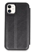 Uray store Apple iPhone 11 Kılıf Flip Cover - Siyah