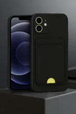 Uray store Apple iPhone 11 Kılıf Kelvin Kartvizitli Silikon - Lila - Görsel 2