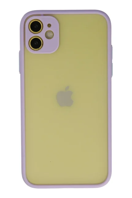 Uray store Apple iPhone 11 Kılıf Montreal Silikon Kapak - Mor
