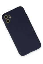Uray store Apple iPhone 11 Kılıf Nano içi Kadife Silikon - Lacivert - Görsel 2