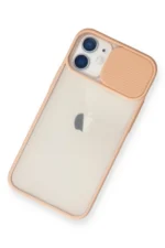 Uray store Apple iPhone 11 Kılıf Palm Buzlu Kamera Sürgülü Silikon - Pembe - Görsel 3