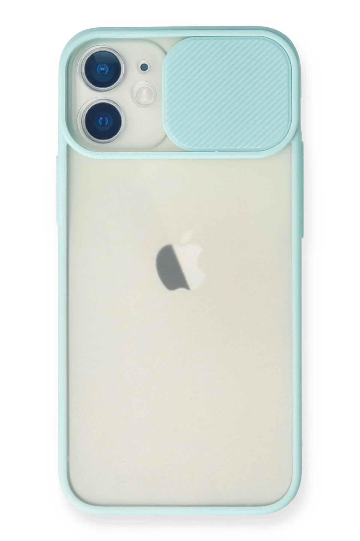 newface-iphone-11-kilif-palm-buzlu-kamera-surgulu-silikon-turkuaz-default Uray store Apple iPhone 11 Kılıf Palm Buzlu Kamera Sürgülü Silikon - Turkuaz - Görsel 1