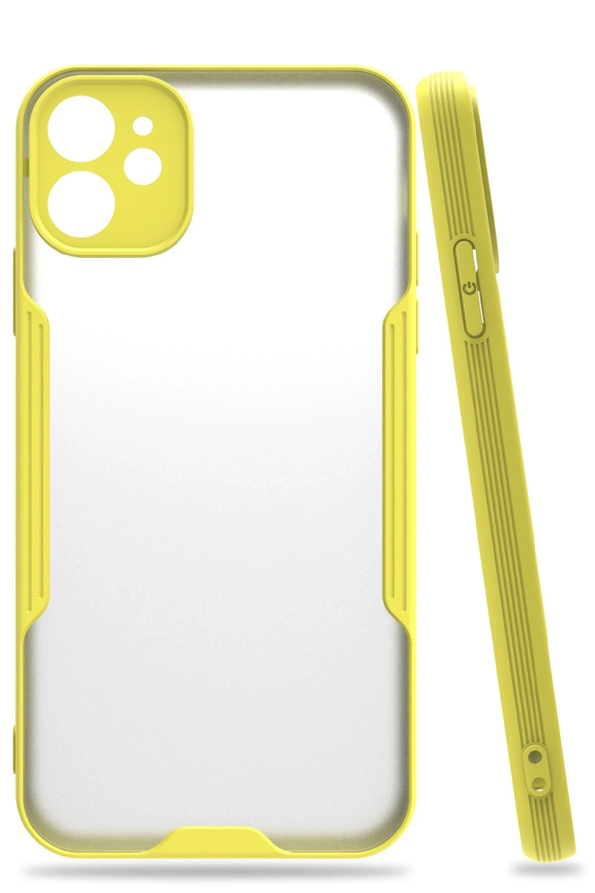 newface-iphone-11-kilif-platin-silikon-sari-default Uray store Apple iPhone 11 Kılıf Platin Silikon - Sarı - Görsel 1