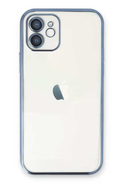 Uray store Apple iPhone 11 Kılıf Razer Lensli Silikon - Açık Mavi