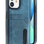 Uray store Apple iPhone 11 Kılıf Sara Kartvizitli Deri Kılıf - Lacivert