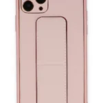 Uray store Apple iPhone 11 Pro Kılıf Coco Deri Standlı Kapak - Pembe