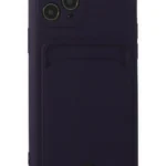 Uray store Apple iPhone 11 Pro Kılıf Kelvin Kartvizitli Silikon - Derin Mor