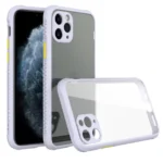 Uray store Apple iPhone 11 Pro Kılıf Miami Şeffaf Silikon - Lila