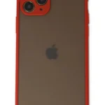 Uray store Apple iPhone 11 Pro Kılıf Montreal Silikon Kapak - Kırmızı
