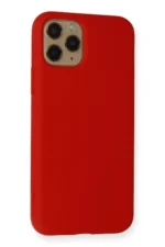 Uray store Apple iPhone 11 Pro Kılıf Nano içi Kadife Silikon - Kırmızı - Görsel 3