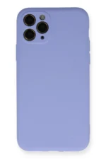 Uray store Apple iPhone 11 Pro Kılıf Nano içi Kadife Silikon- Lila