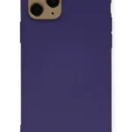 Uray store Apple iPhone 11 Pro Kılıf Nano içi Kadife Silikon - Mor
