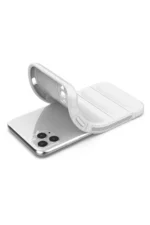 Uray store Apple iPhone 11 Pro Kılıf Optimum Silikon - Krem - Görsel 4