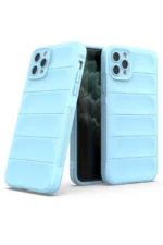 Uray store Apple iPhone 11 Pro Kılıf Optimum Silikon - Sky Blue - Görsel 2