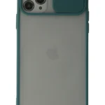 Uray store Apple iPhone 11 Pro Kılıf Palm Buzlu Kamera Sürgülü Silikon - Yeşil