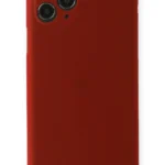 Uray store Apple iPhone 11 Pro Kılıf PP Ultra İnce Kapak - Kırmızı