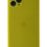 Uray store Apple iPhone 11 Pro Kılıf PP Ultra İnce Kapak - Sarı