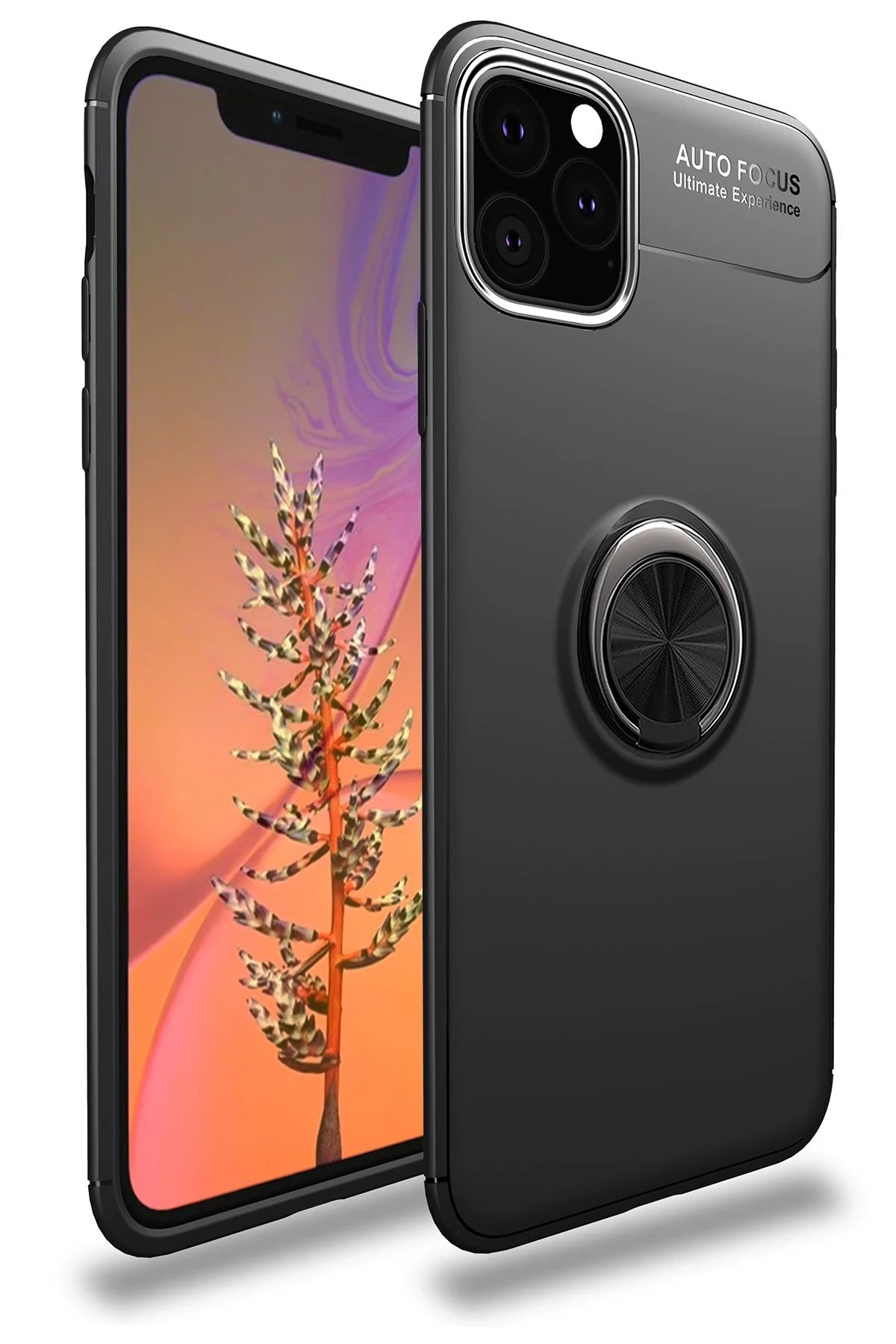 newface-iphone-11-pro-kilif-range-yuzuklu-silikon-siyah-default Uray store Apple iPhone 11 Pro Kılıf Range Yüzüklü Silikon - Siyah - Görsel 1