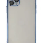 Uray store Apple iPhone 11 Pro Kılıf Razer Lensli Silikon - Açık Mavi