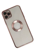 Uray store Apple iPhone 11 Pro Kılıf Slot Silikon - Rose Gold - Görsel 3