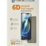 Uray store Apple iPhone 11 Pro Max 6D Mat Seramik Hayalet Nano Ekran Koruyucu