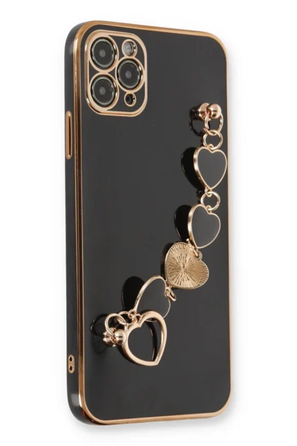 Uray store Apple iPhone 11 Pro Max Kılıf Esila Silikon - Siyah