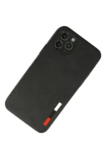 Uray store Apple iPhone 11 Pro Max Kılıf Loop Deri Silikon - Siyah - Görsel 2