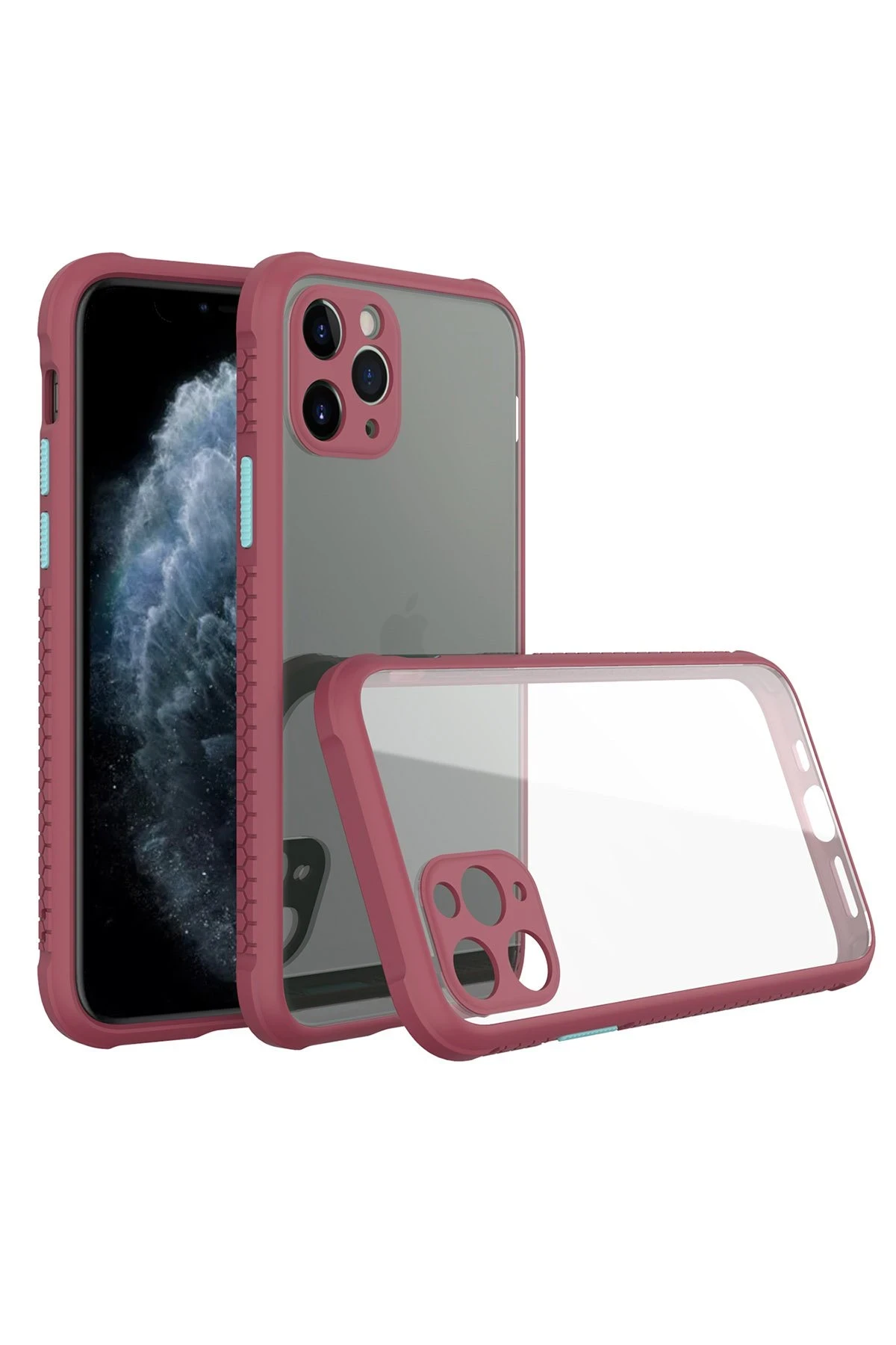 newface-iphone-11-pro-max-kilif-miami-seffaf-silikon-fusya-default Uray store Apple iPhone 11 Pro Max Kılıf Miami Şeffaf Silikon - Fuşya - Görsel 1