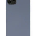 Uray store Apple iPhone 11 Pro Max Kılıf Nano içi Kadife Silikon - Gri