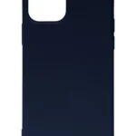 Uray store Apple iPhone 11 Pro Max Kılıf Nano içi Kadife Silikon - Lacivert