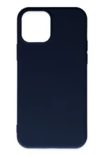 Uray store Apple iPhone 11 Pro Max Kılıf Nano içi Kadife Silikon - Lacivert