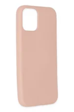Uray store Apple iPhone 11 Pro Max Kılıf Nano içi Kadife Silikon - Pudra - Görsel 2