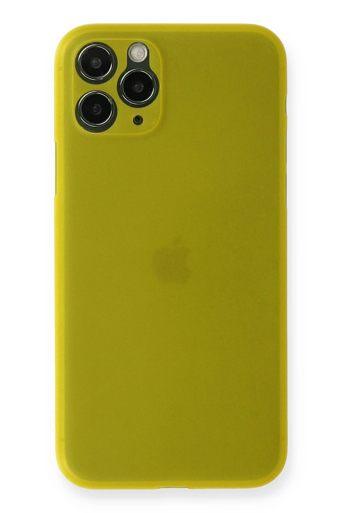 newface-iphone-11-pro-max-kilif-pp-ultra-ince-kapak-sari-default Uray store Apple iPhone 11 Pro Max Kılıf PP Ultra İnce Kapak - Sarı - Görsel 1