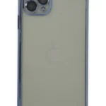 Uray store Apple iPhone 11 Pro Max Kılıf Razer Lensli Silikon - Açık Mavi