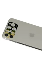 Uray store Apple iPhone 11 Pro Max Rainbow Kamera Lens Koruma Cam - Gold - Görsel 2