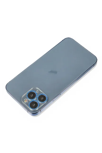 Uray store Apple iPhone 11 Pro Shine Kamera Lens Koruma Cam - Mavi