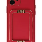 Uray store Apple iPhone 12 Kılıf Coco Elit Kapak - Kırmızı