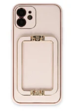 Uray store Apple iPhone 12 Kılıf Coco Elit Kapak - Pudra