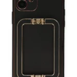 Uray store Apple iPhone 12 Kılıf Coco Elit Kapak - Siyah