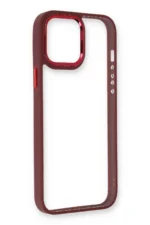 Uray store Apple iPhone 12 Kılıf Dora Kapak - Kırmızı - Görsel 4