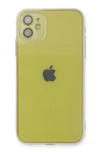 Uray store Apple iPhone 12 Kılıf Fly Lens Silikon - Şeffaf