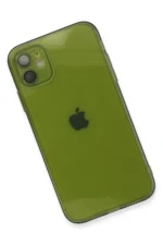 Uray store Apple iPhone 12 Kılıf Fly Lens Silikon - Yeşil - Görsel 3