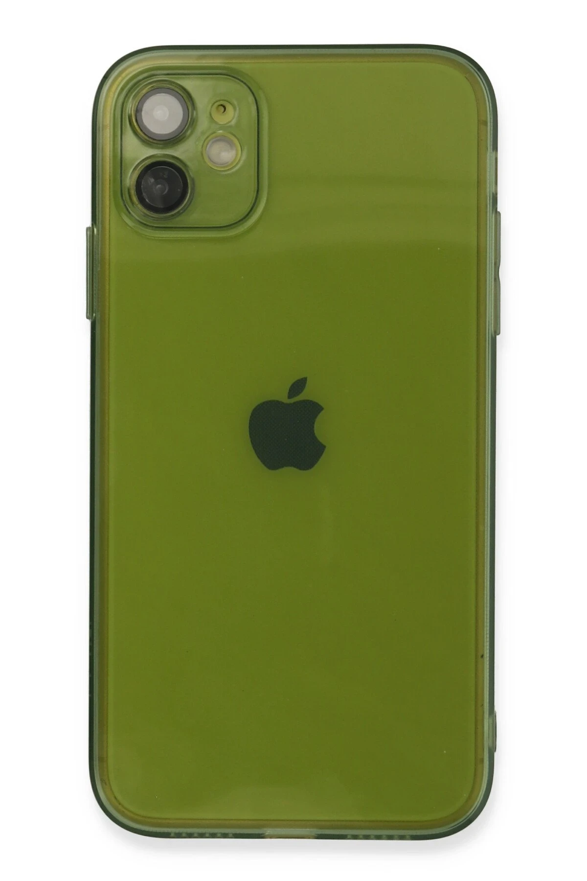 newface-iphone-12-kilif-fly-lens-silikon-yesil-default Uray store Apple iPhone 12 Kılıf Fly Lens Silikon - Yeşil - Görsel 1