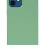 Uray store Apple iPhone 12 Kılıf Lansman Legant Silikon - Yeşil