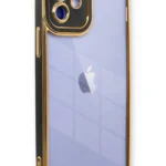Uray store Apple iPhone 12 Kılıf Liva Lens Silikon - Siyah