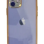 Uray store Apple iPhone 12 Kılıf Liva Taşlı Silikon - Pembe