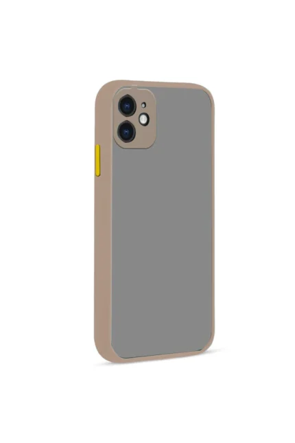 Uray store Apple iPhone 12 Kılıf Montreal Silikon Kapak - Pembe